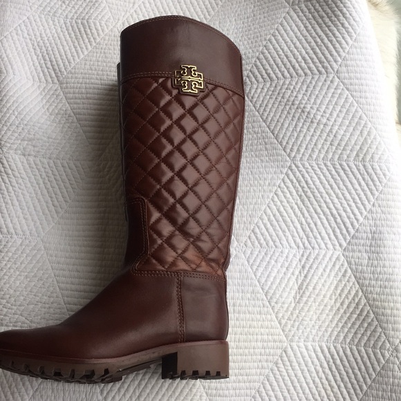 Tory Burch Shoes - Tory Burch Quilted Leather Riding Boot